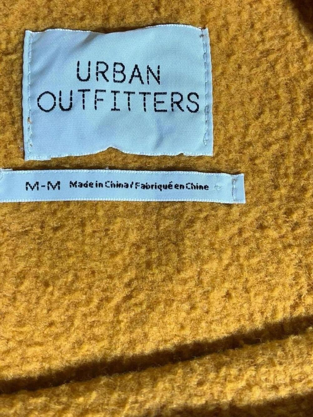 254-Urban Outfitters Tan sweatshirt dress oversized with pockets #90s #y2k - Picture 6 of 6